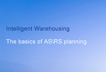 stockage intelligent - base de planification ASRS
